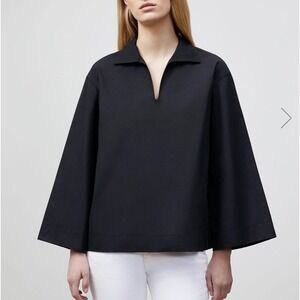 Lafayette 148 New‎ York Womens Dales Shirt NWT MEDIUM